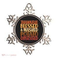 Thankful Blessed Mashed Potato Obsessed  Ornament thumb 0