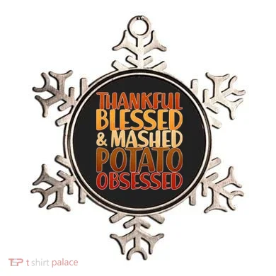 Thankful Blessed Mashed Potato Obsessed  Ornament