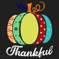 Thankful Floral Pumpkin Tumbler thumb 3