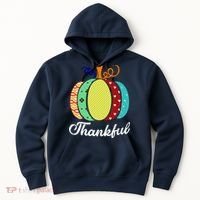 Thankful Floral Pumpkin Hoodie thumb 0