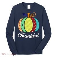 Thankful Floral Pumpkin Long Sleeve Shirt thumb 0