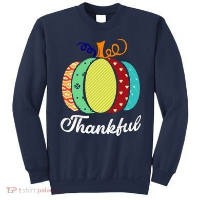 Thankful Floral Pumpkin Sweatshirt