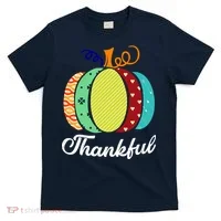 Thankful Floral Pumpkin T-Shirt thumb 0