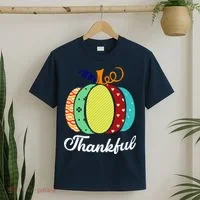 Thankful Floral Pumpkin T-Shirt thumb 2