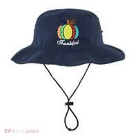 Thankful Floral Pumpkin Bucket Hat thumb 0
