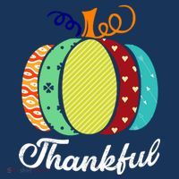 Thankful Floral Pumpkin Coaster thumb 2