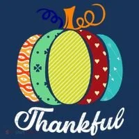 Thankful Floral Pumpkin Toddler Hoodie thumb 2