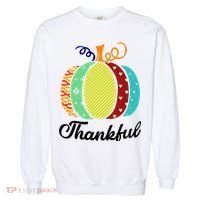 Thankful Floral Pumpkin Garment-Dyed Sweatshirt thumb 0