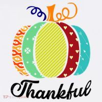 Thankful Floral Pumpkin Garment-Dyed Sweatshirt thumb 2