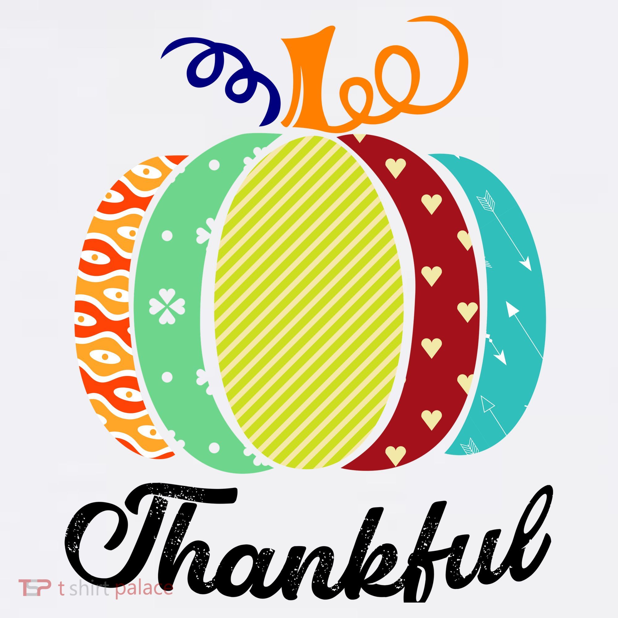 Thankful Floral Pumpkin Garment-Dyed Sweatshirt