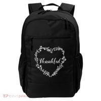 Thankful Floral Wreath Backpack thumb 0