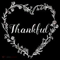 Thankful Floral Wreath Ornament thumb 1