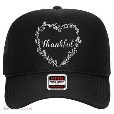Thankful Floral Wreath Hat