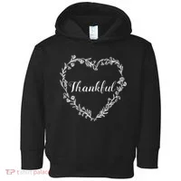 Thankful Floral Wreath Toddler Hoodie thumb 0