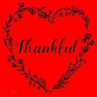 Thankful Floral Wreath Santa Hat thumb 1