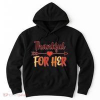 Thankful For Her Matching Thanksgiving Hoodie thumb 0