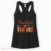 Thankful For Her Matching Thanksgiving Women's Tank Top thumb 0