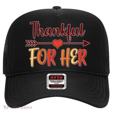 Thankful For Her Matching Thanksgiving Hat
