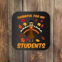 Thankful For My Students Coaster thumb 0