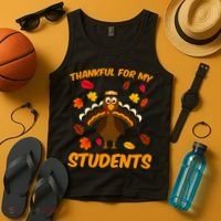 Thankful For My Students Tank Top thumb 4
