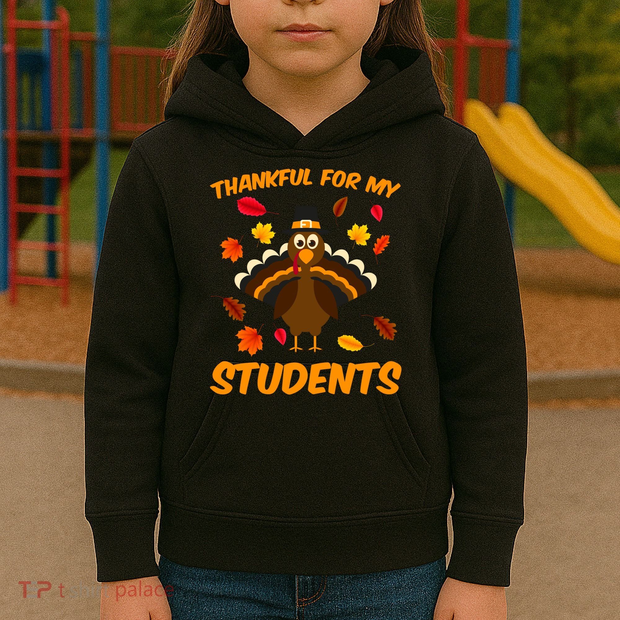 Thankful For My Students Kids Hoodie
