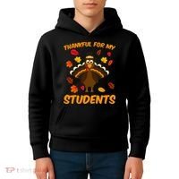 Thankful For My Students Kids Hoodie thumb 4