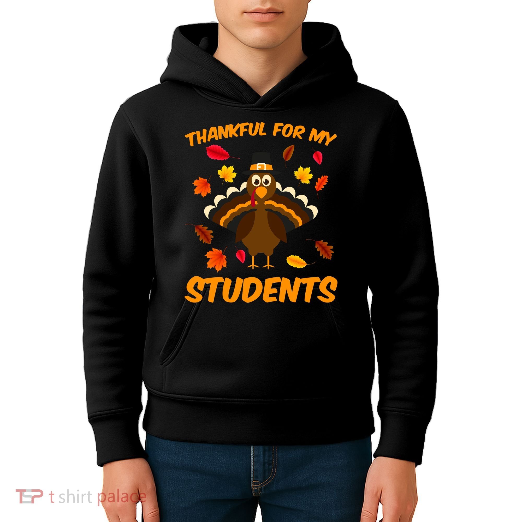 Thankful For My Students Kids Hoodie