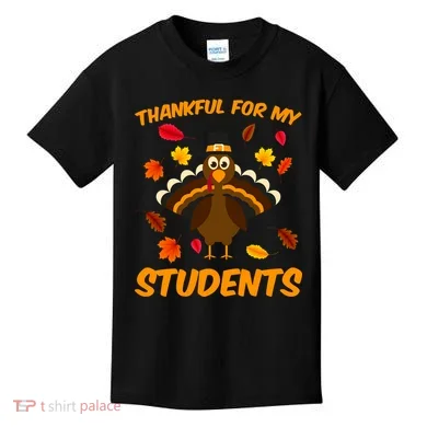Thankful For My Students Kids T-Shirt