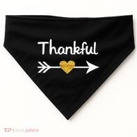 Thankful Golden Heart USA-Made Doggie Bandana thumb 0
