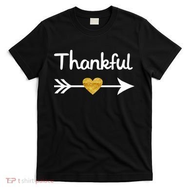 Thankful Golden Heart T-Shirt