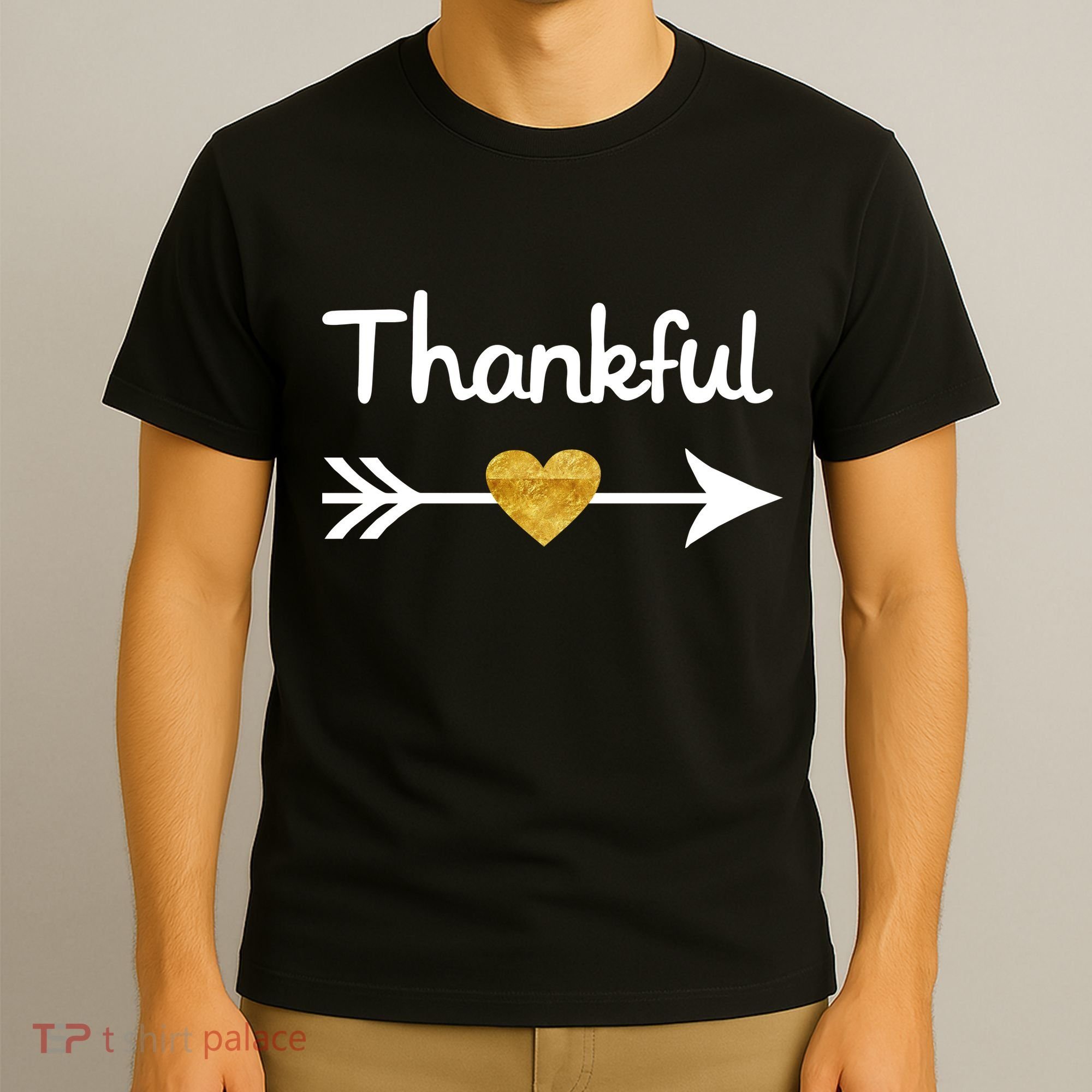 Thankful Golden Heart T-Shirt