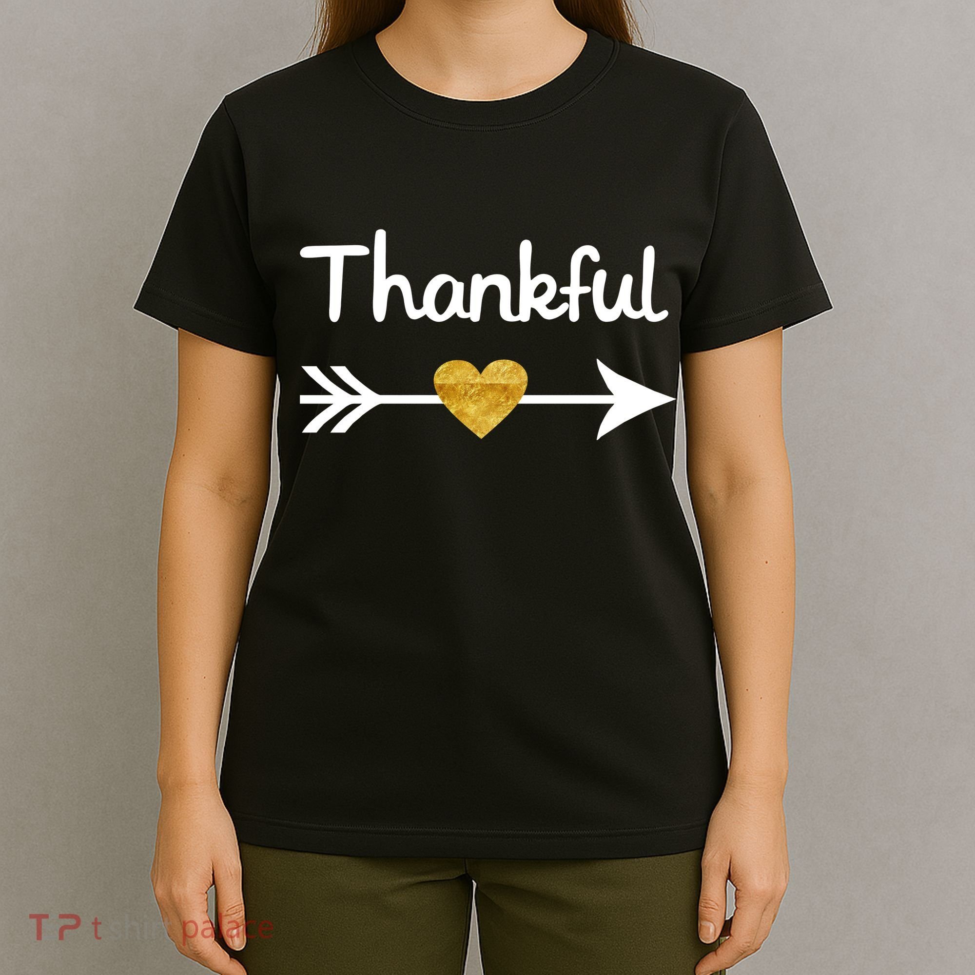 Thankful Golden Heart T-Shirt