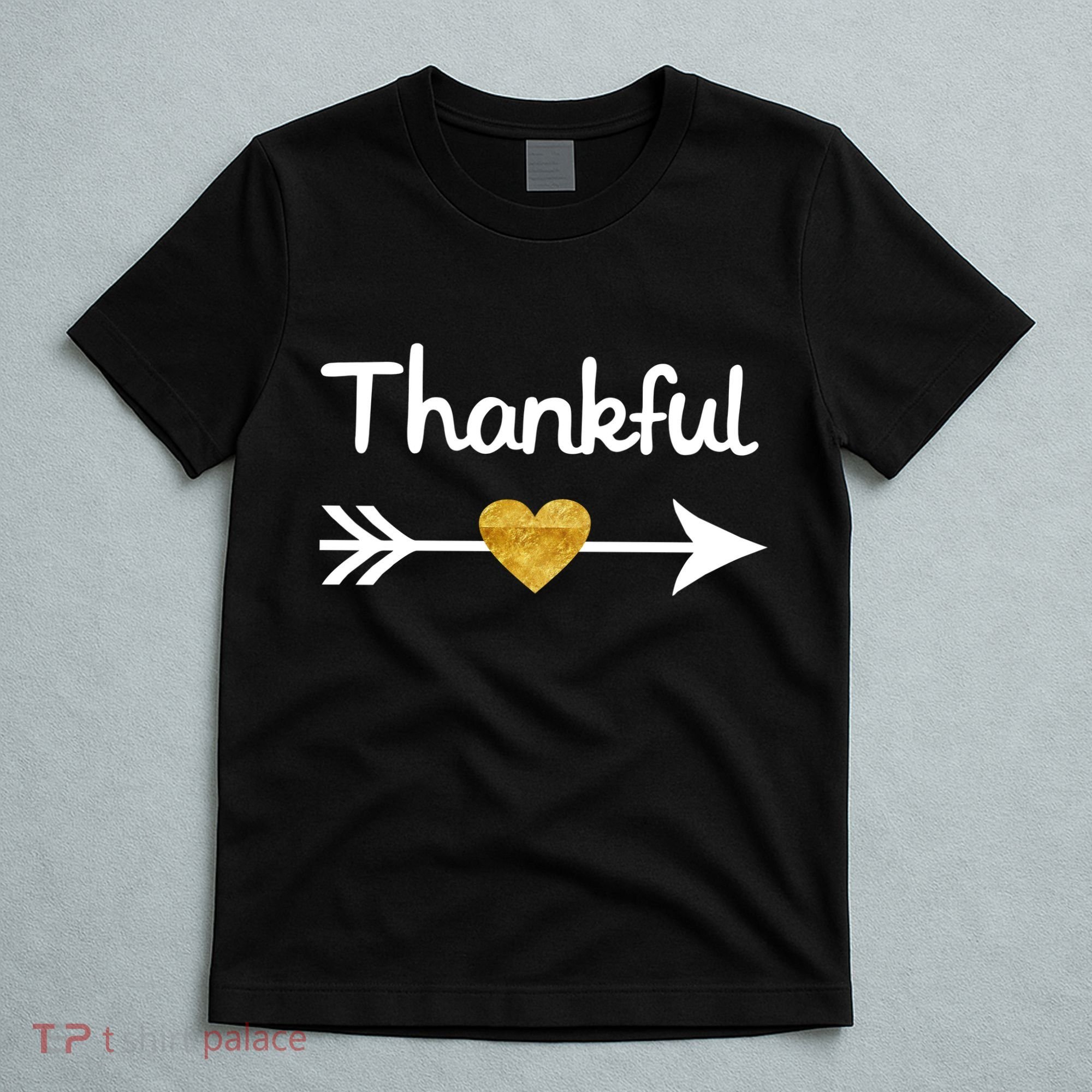 Thankful Golden Heart T-Shirt