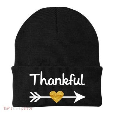 Thankful Golden Heart Beanie