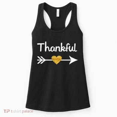 Thankful Golden Heart Women's Tank Top