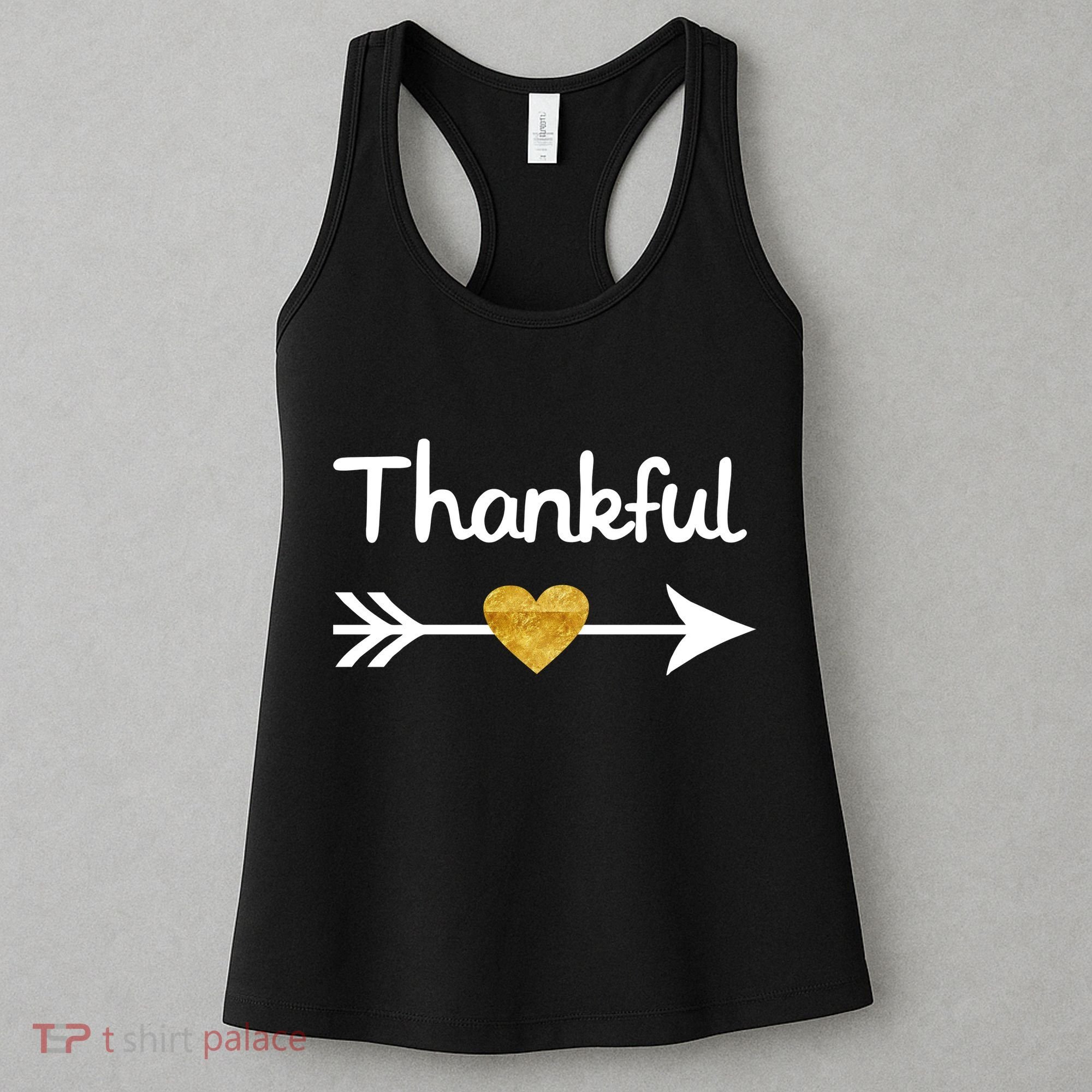 Thankful Golden Heart Women's Tank Top