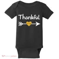 Thankful Golden Heart Baby Bodysuit thumb 0