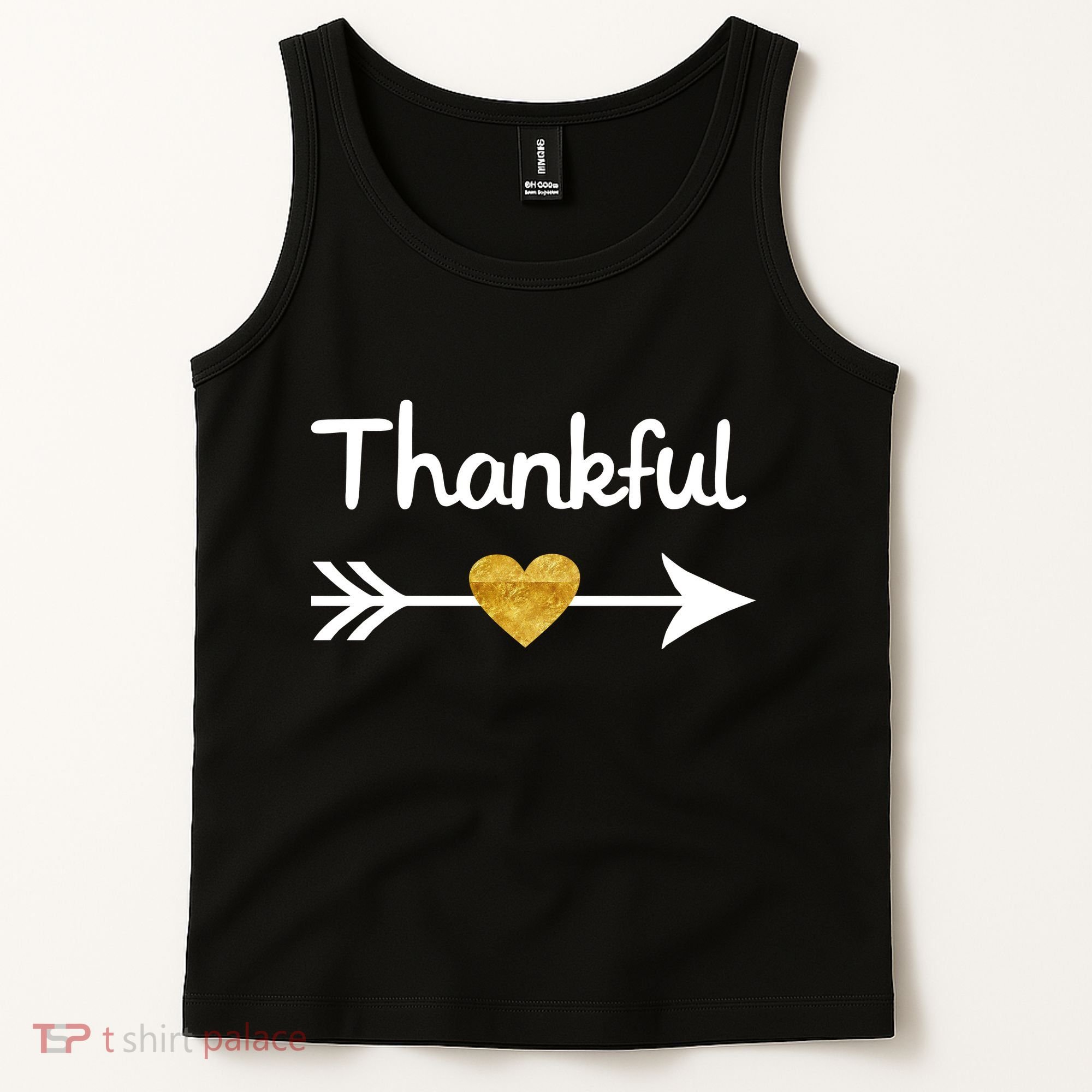 Thankful Golden Heart Tank Top