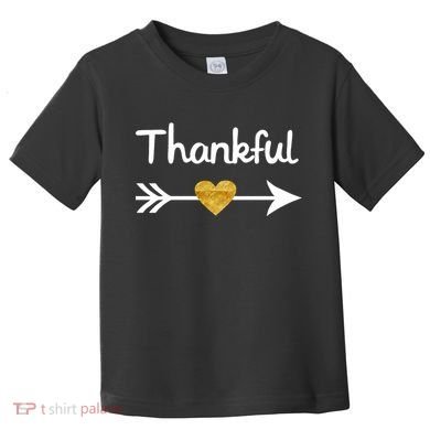 Thankful Golden Heart Toddler T-Shirt