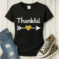 Thankful Golden Heart Women's T-Shirt thumb 3