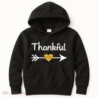 Thankful Golden Heart Kids Hoodie thumb 0