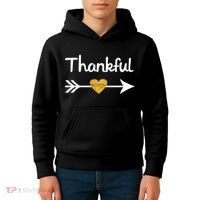 Thankful Golden Heart Kids Hoodie thumb 4