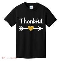 Thankful Golden Heart Kids T-Shirt thumb 0
