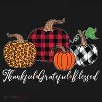 Thankful Grateful Blessed Fashion Buffalo Plaid Leopard Ornament thumb 1