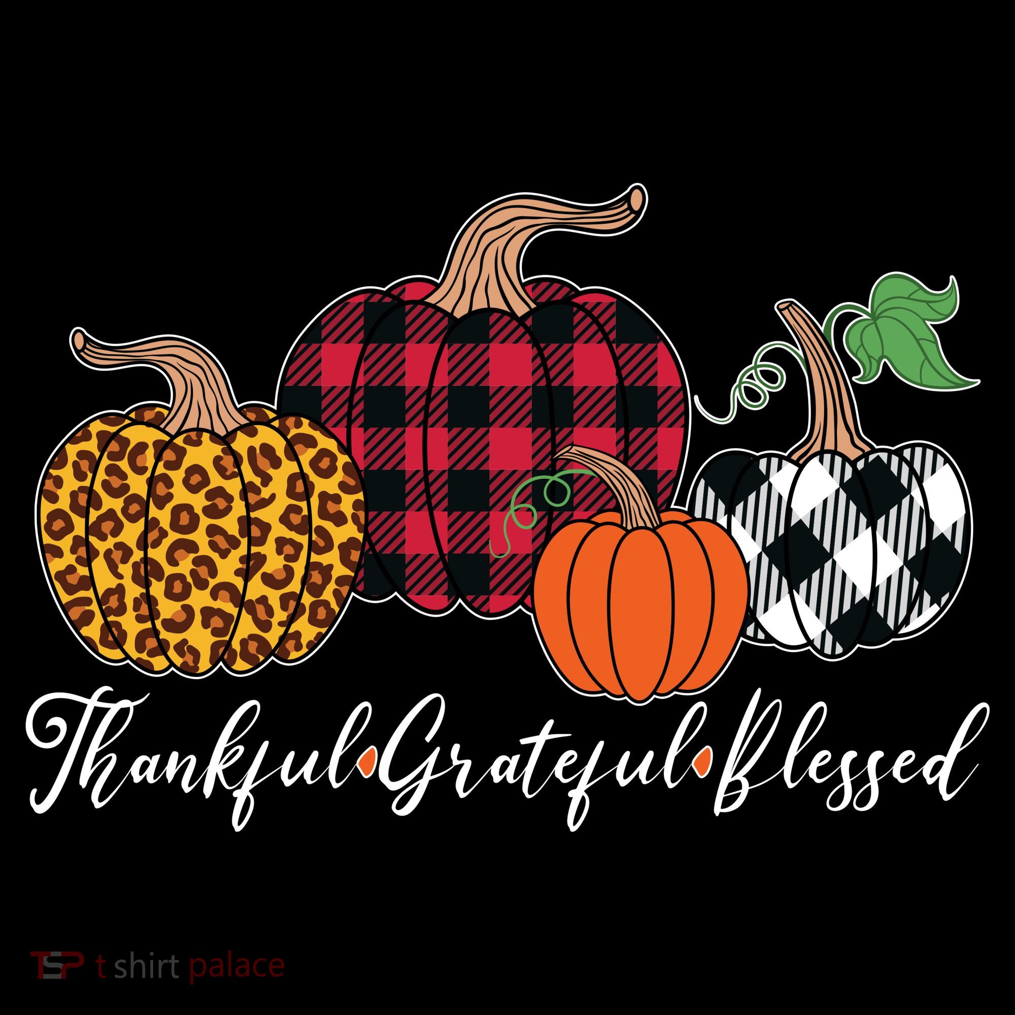 Thankful Grateful Blessed Fashion Buffalo Plaid Leopard Women's Tank Top