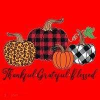 Thankful Grateful Blessed Fashion Buffalo Plaid Leopard Santa Hat thumb 1