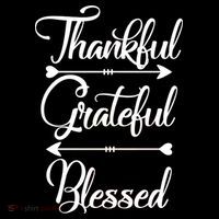 Thankful Grateful Blessed Thanksgiving Day Baby Bodysuit thumb 2