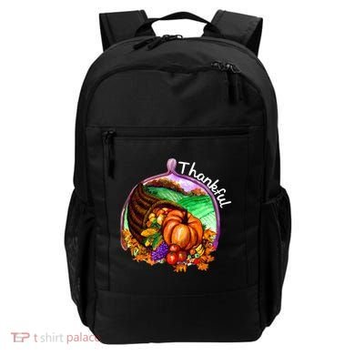 Thankful Pumpkin Fall Thanksgiving Backpack