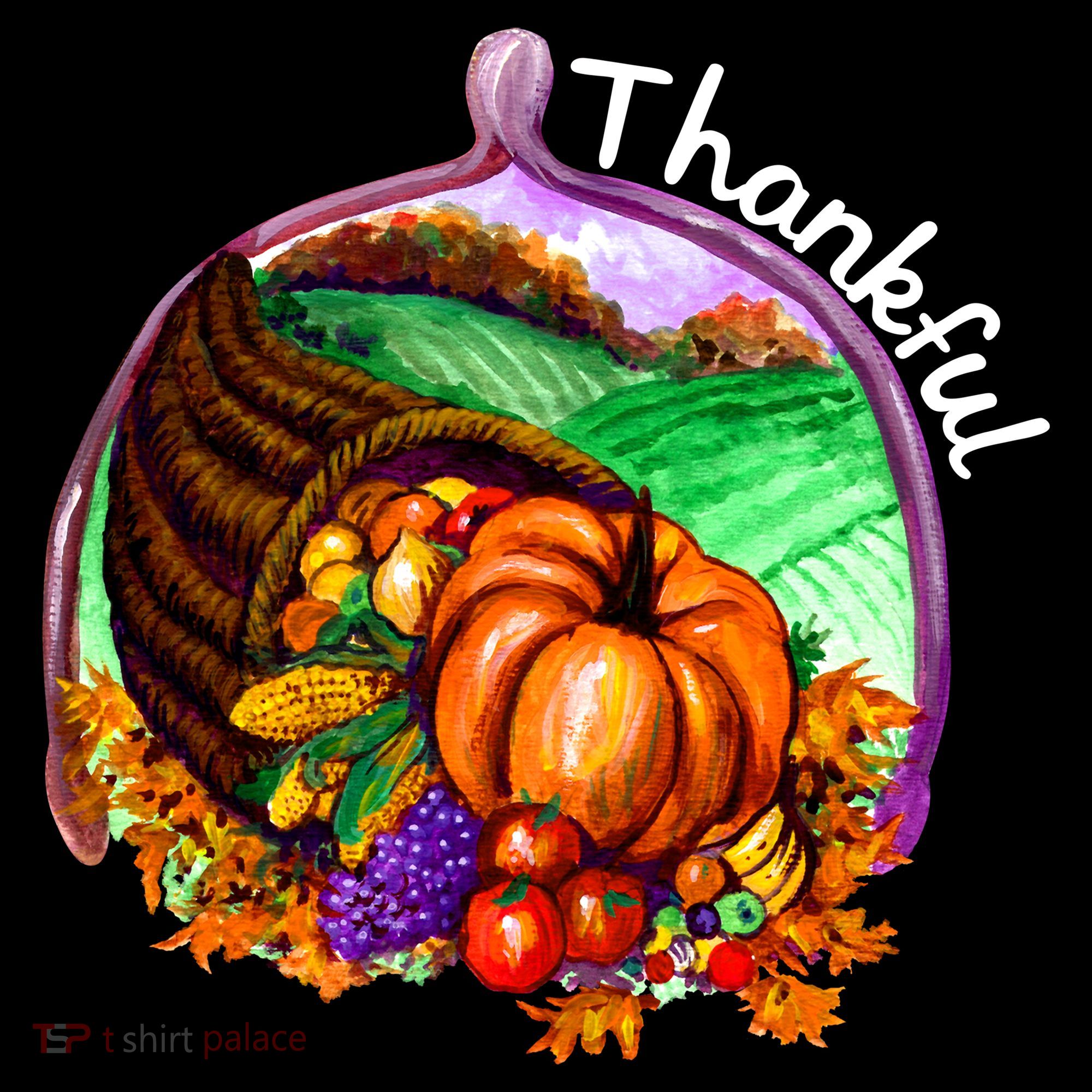 Thankful Pumpkin Fall Thanksgiving Backpack