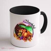 Thankful Pumpkin Fall Thanksgiving Coffee Mug thumb 1